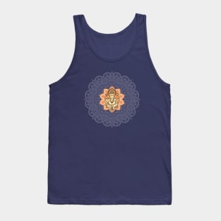 Ganesh Mandala Design Tank Top